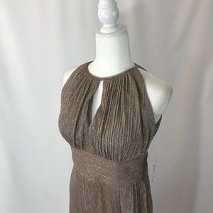 Knit long dress w/slit (#173)